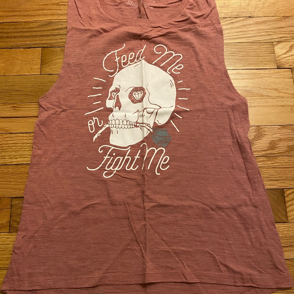 Feed Me Fight Me muscle tank
